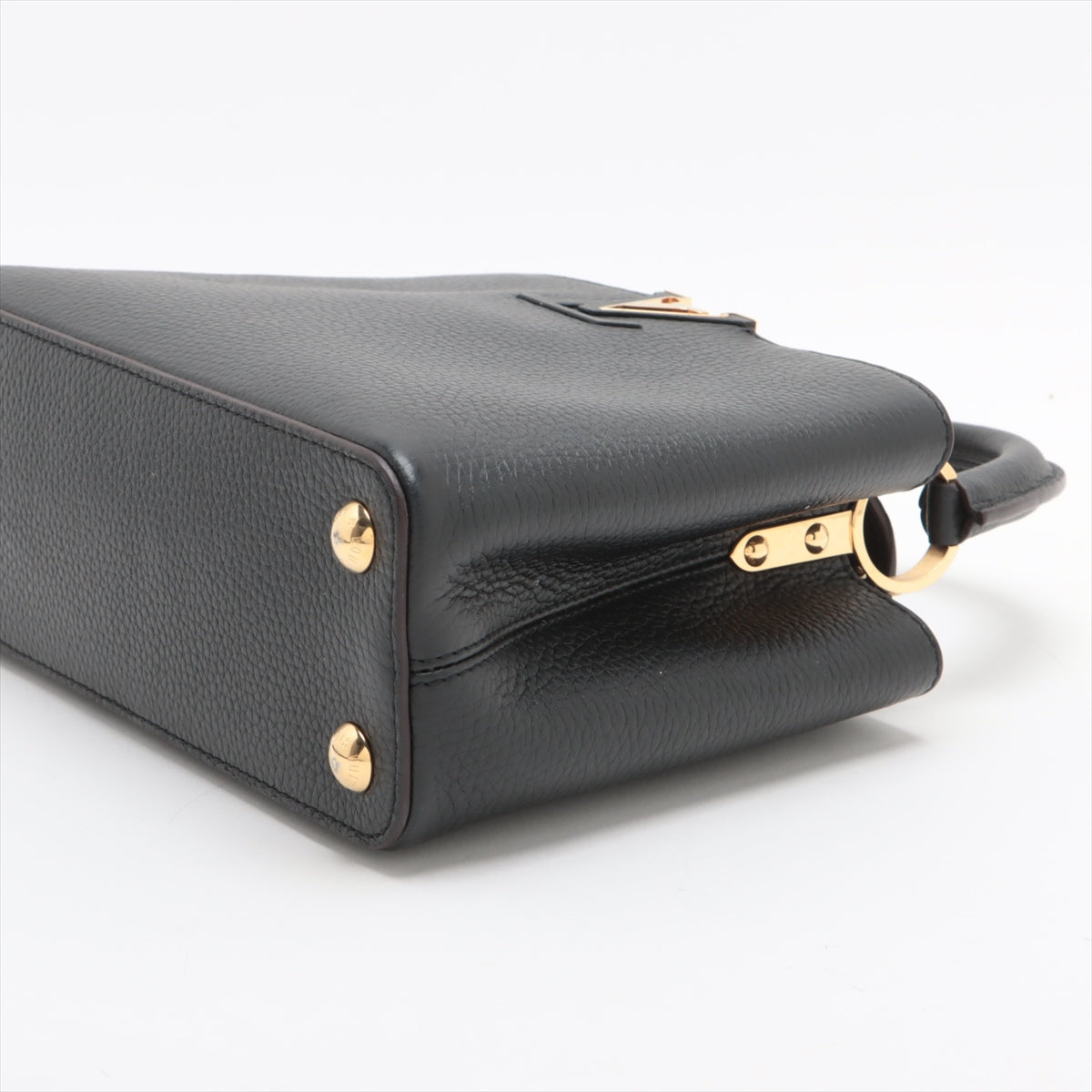 Black Taurillon Leather Capucines BB (Rented Out)