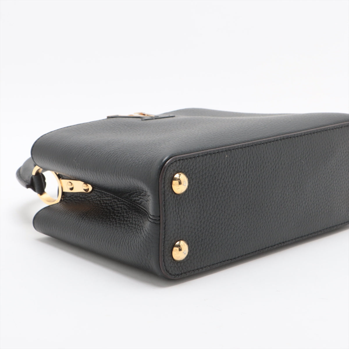 Black Taurillon Leather Capucines BB (Rented Out)