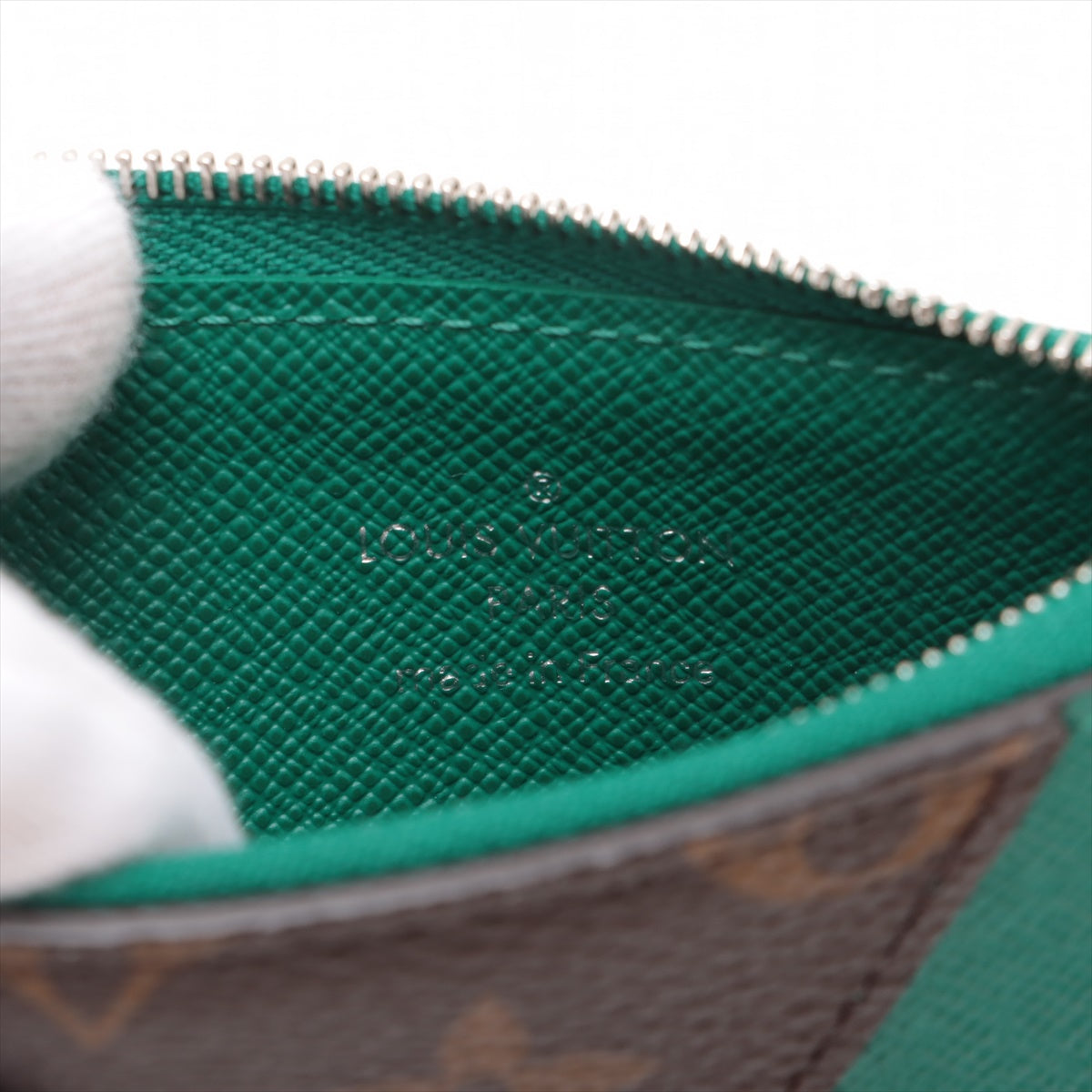 Louis Vuitton Borneo Green Monogram Romy Card Holder [Clearance Sale]
