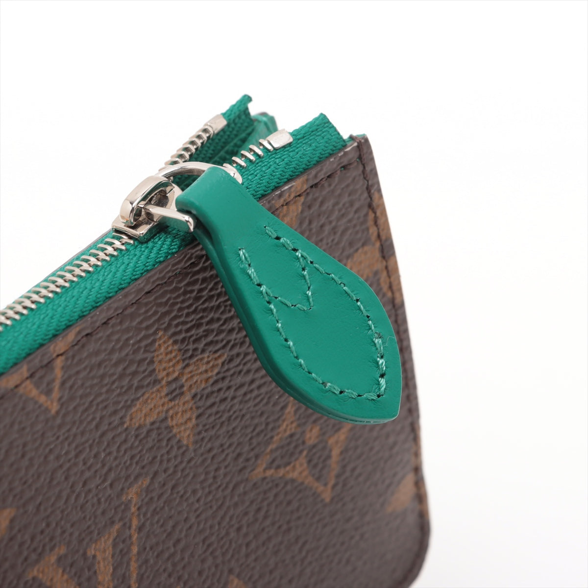 Louis Vuitton Borneo Green Monogram Romy Card Holder [Clearance Sale]