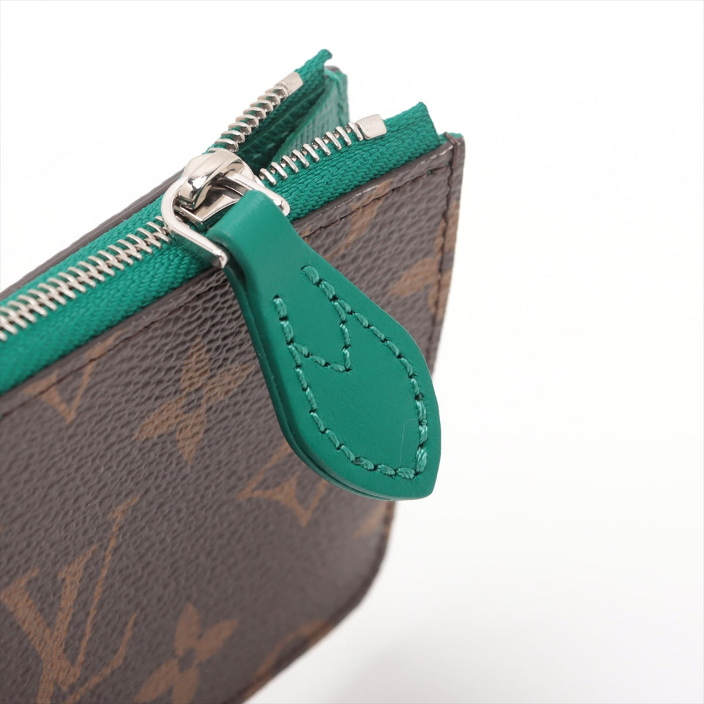 Louis Vuitton Borneo Green Monogram Romy Card Holder [Clearance Sale]