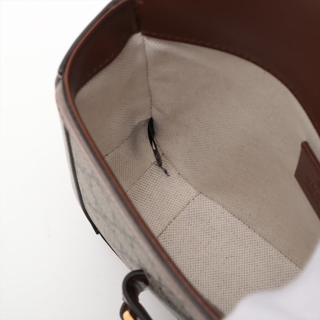 Gucci Brown GG Supreme Horsebit 1955 Small Shoulder Bag [Clearance Sale]