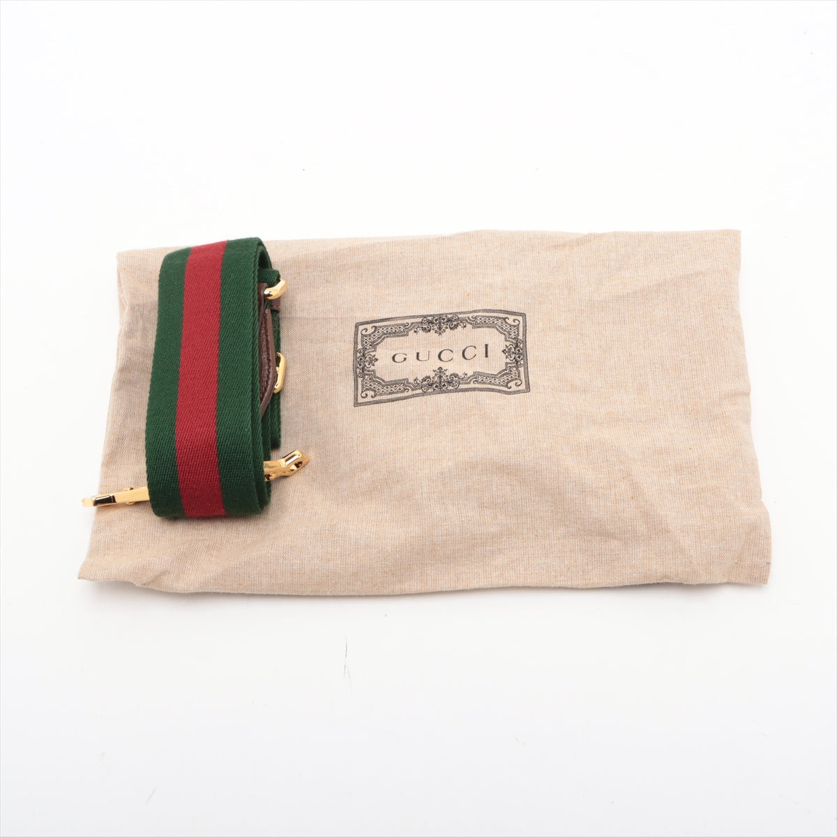 Gucci Brown GG Supreme Horsebit 1955 Small Shoulder Bag [Clearance Sale]