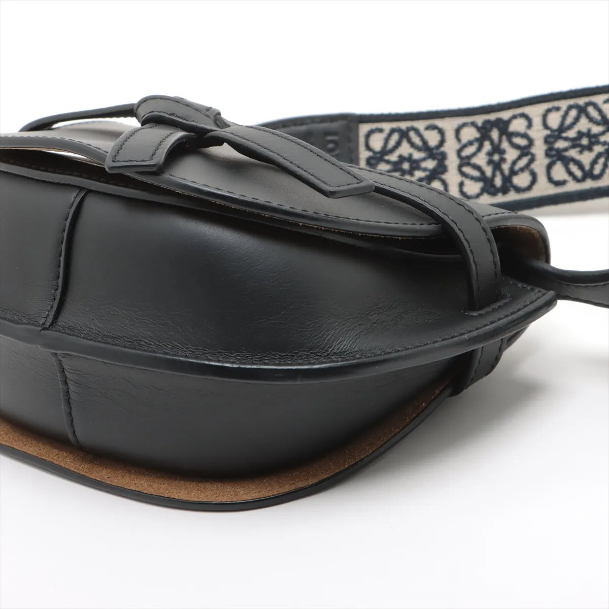 Loewe Black Leather Mini Gate Dual Bag [Clearance Sale]