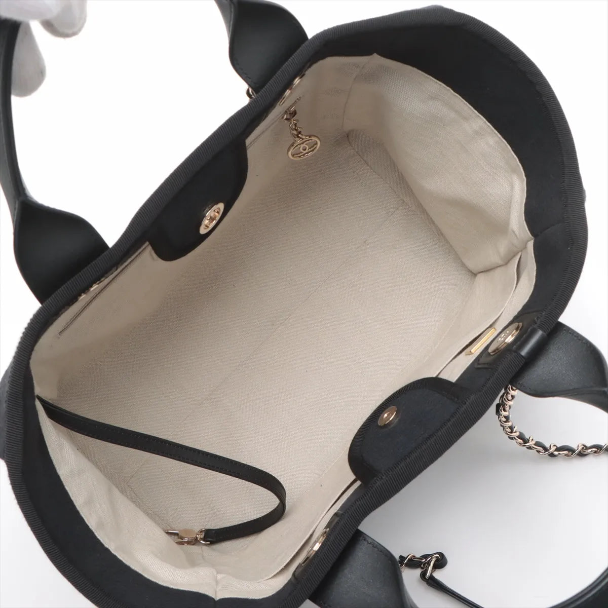 Black Deauville MM Shopping Tote (Rented Out)
