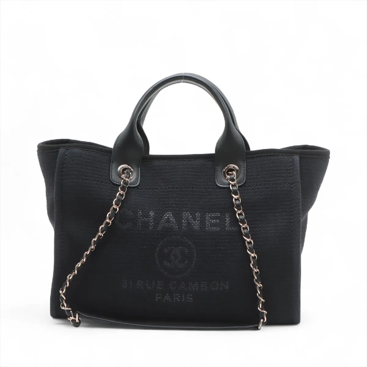 Black Deauville MM Shopping Tote (Rented Out)