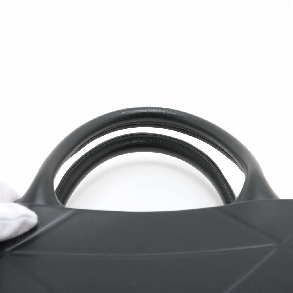 Prada Black Leather Symbole Shopping Bag [Clearance Sale]