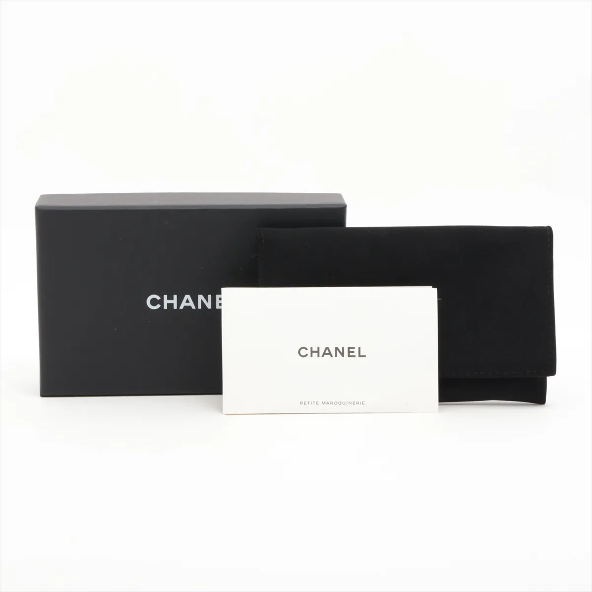 Black Nappa Lambskin Leather Classic Zipped Coin Purse