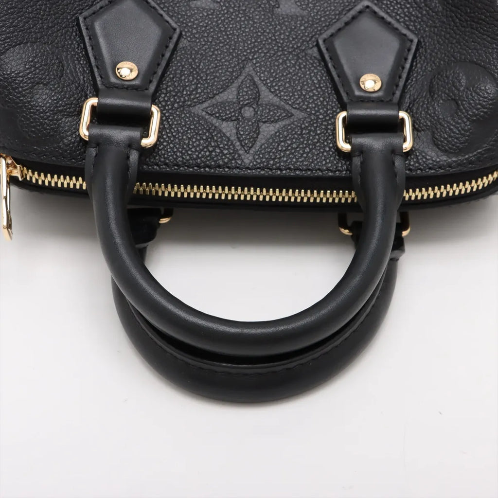 Louis Vuitton Noir Monogram Empreinte Leather Speedy 20 [Clearance Sale]