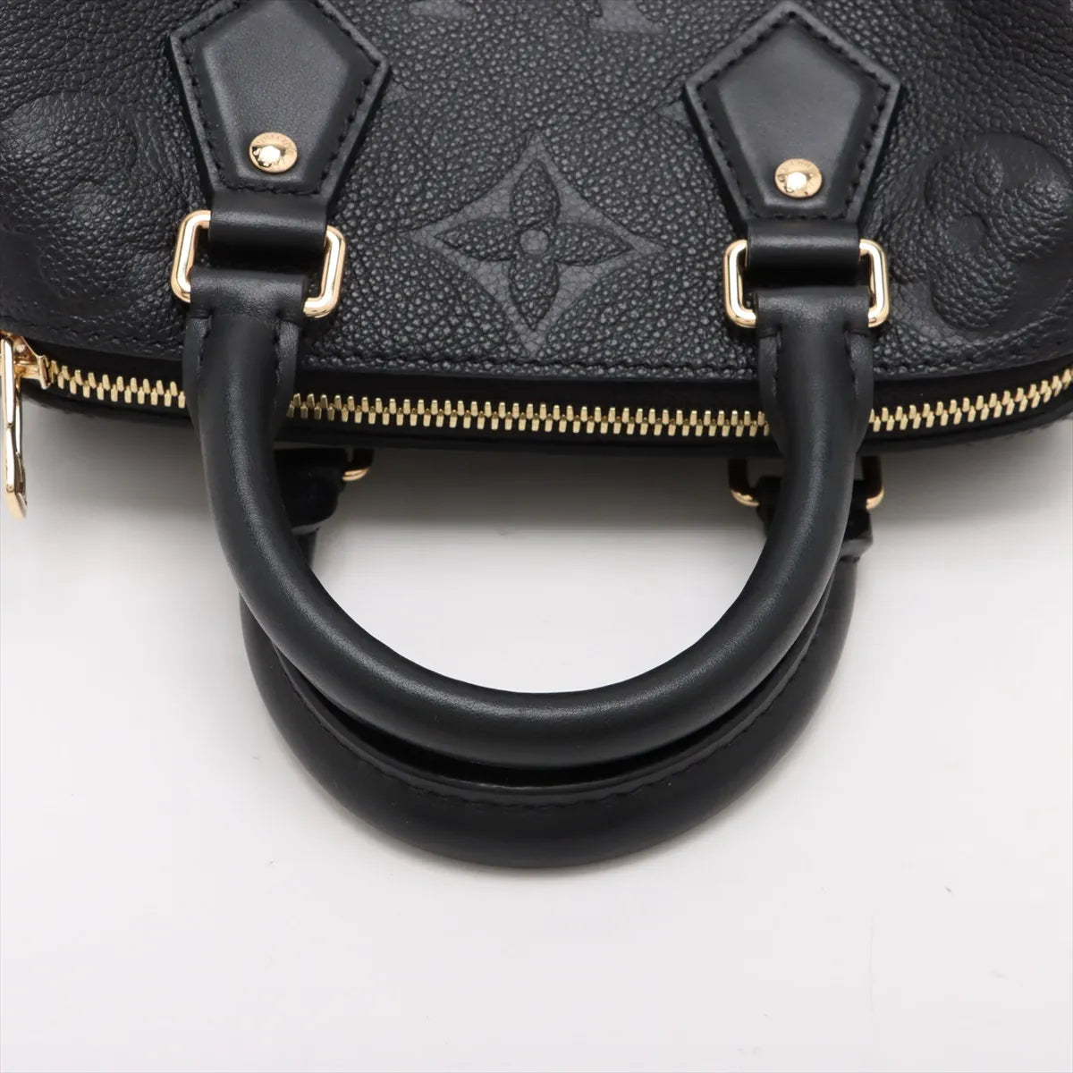 Louis Vuitton Noir Monogram Empreinte Leather Speedy 20 [Clearance Sale]