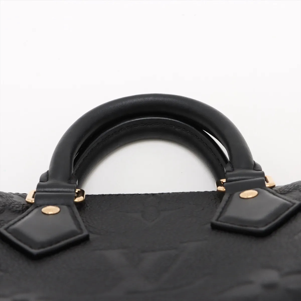 Louis Vuitton Noir Monogram Empreinte Leather Speedy 20 [Clearance Sale]