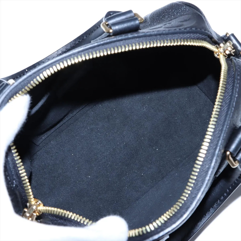 Louis Vuitton Noir Monogram Empreinte Leather Speedy 20 [Clearance Sale]