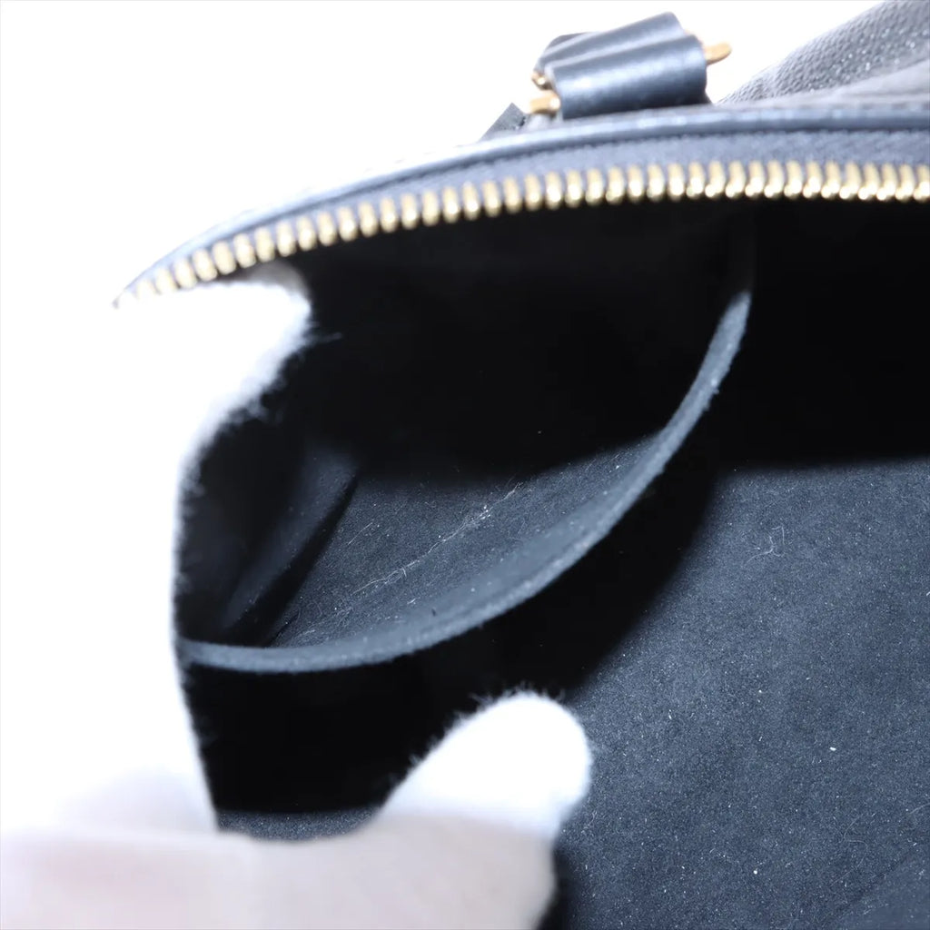 Louis Vuitton Noir Monogram Empreinte Leather Speedy 20 [Clearance Sale]