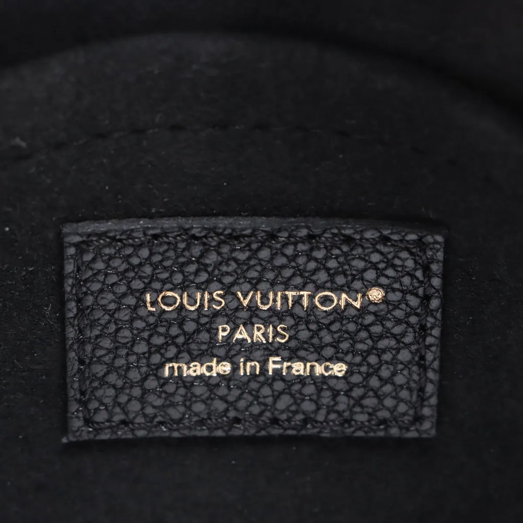 Louis Vuitton Noir Monogram Empreinte Leather Speedy 20 [Clearance Sale]