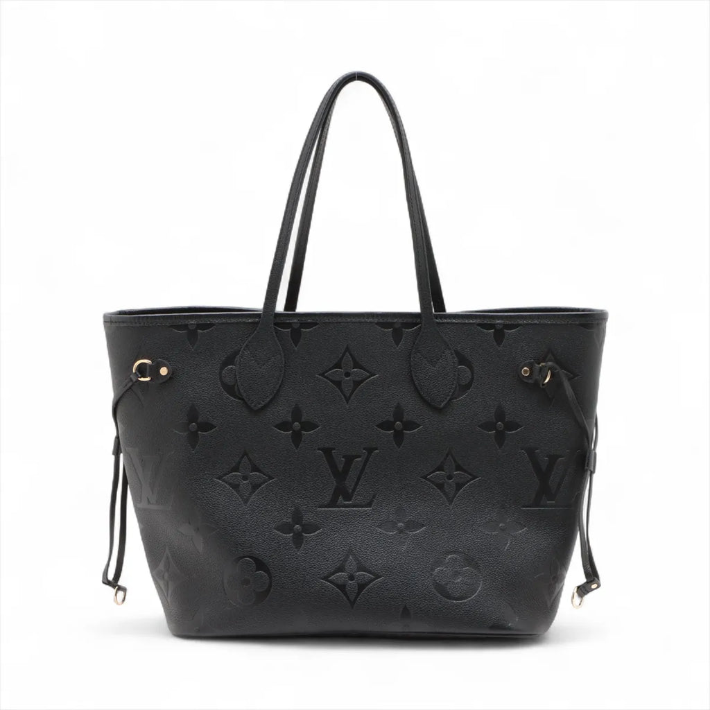 Louis Vuitton Noir Monogram Empreinte Leather Neverfull MM [Clearance Sale]