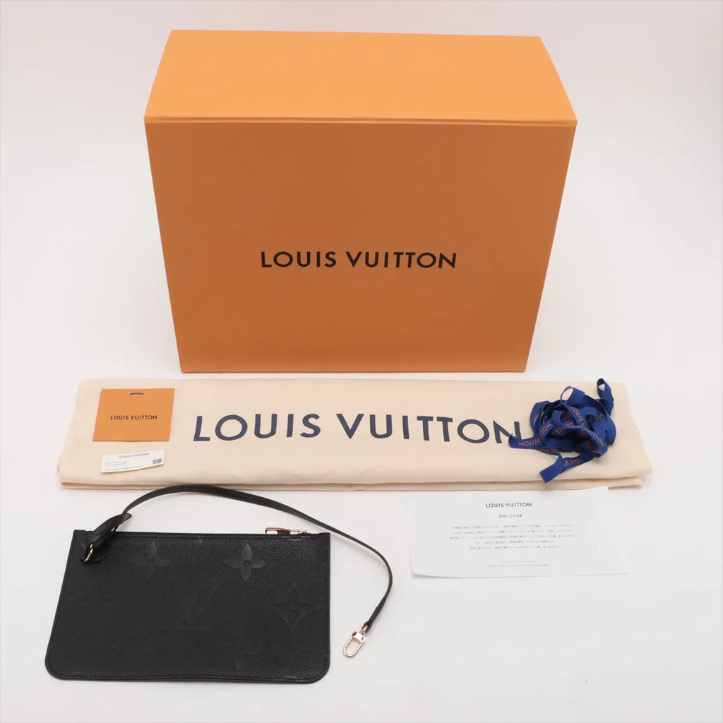Louis Vuitton Noir Monogram Empreinte Leather Neverfull MM [Clearance Sale]