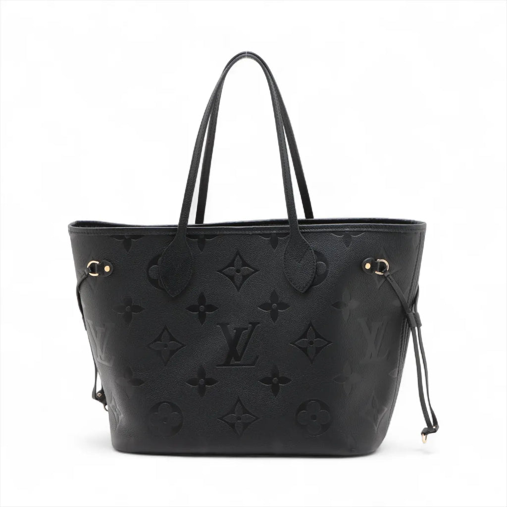 Louis Vuitton Noir Monogram Empreinte Leather Neverfull MM [Clearance Sale]