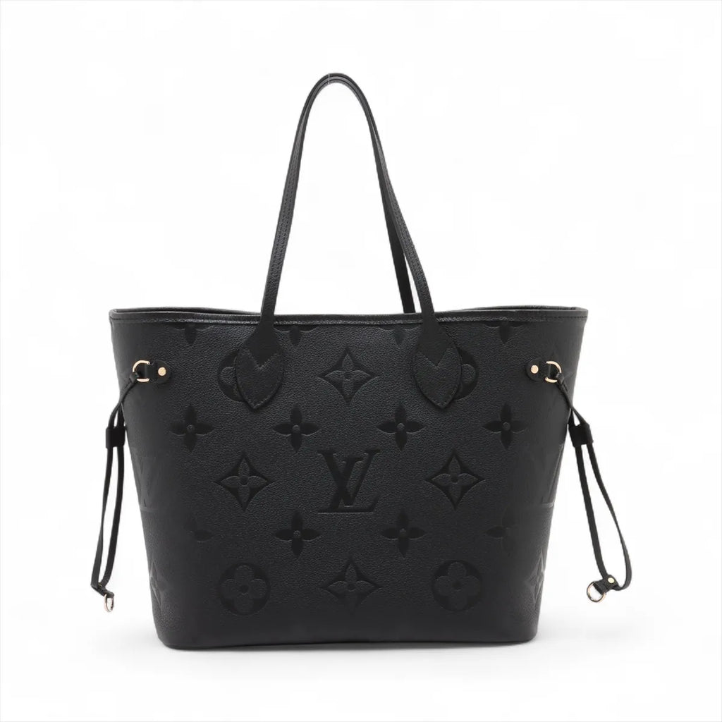 Louis Vuitton Noir Monogram Empreinte Leather Neverfull MM [Clearance Sale]