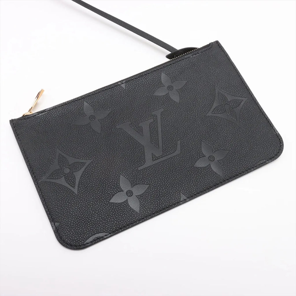 Louis Vuitton Noir Monogram Empreinte Leather Neverfull MM [Clearance Sale]