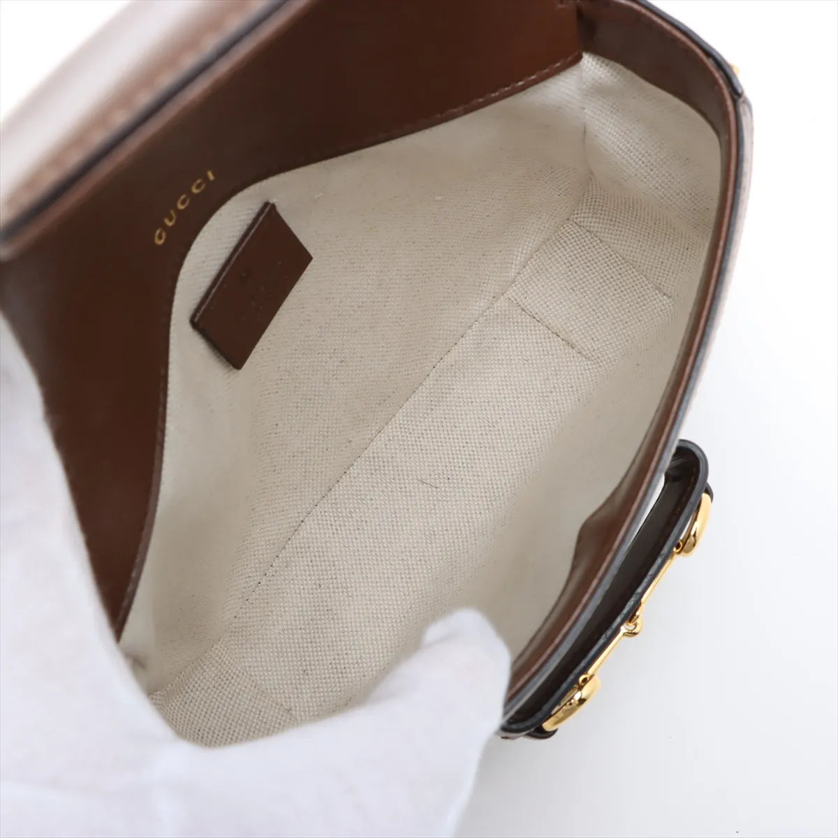 Gucci GG Supreme Gucci Horsebit 1955 Small Shoulder Bag [Clearance Sale]