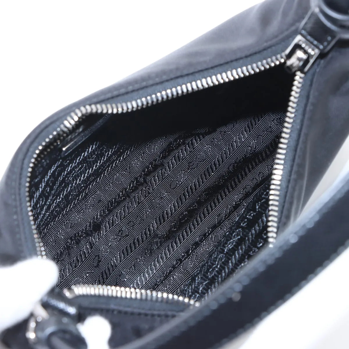 Prada Black Re-Edition 2005 Re-Nylon and Saffiaon Mini Bag [Clearance Sale]