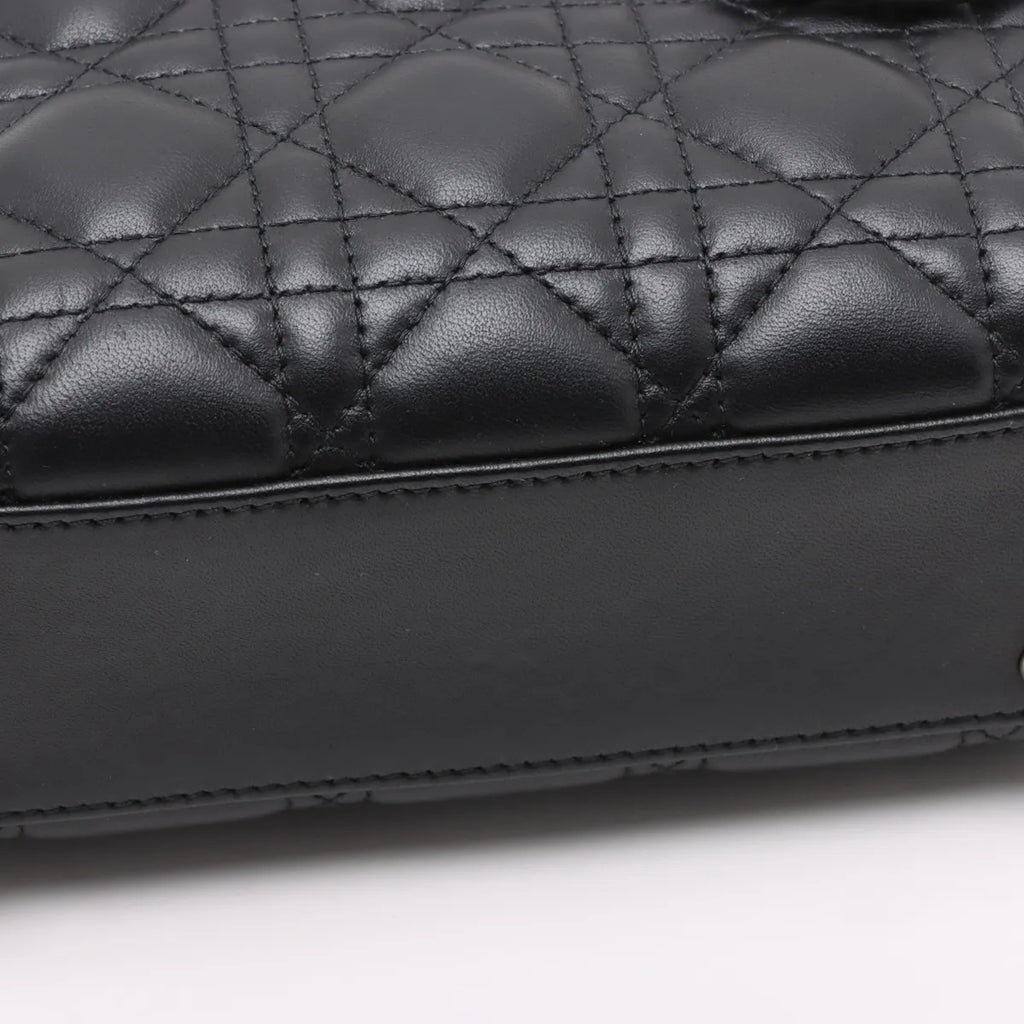 Christian Dior Black Leather Mini Lady Dior [Clearance Sale]