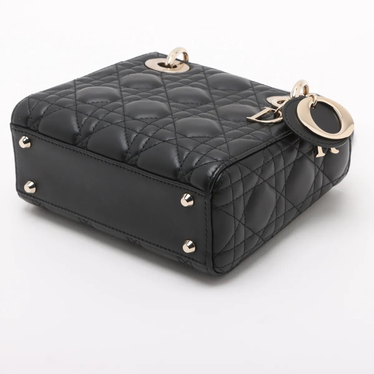 Christian Dior Black Leather Mini Lady Dior [Clearance Sale]