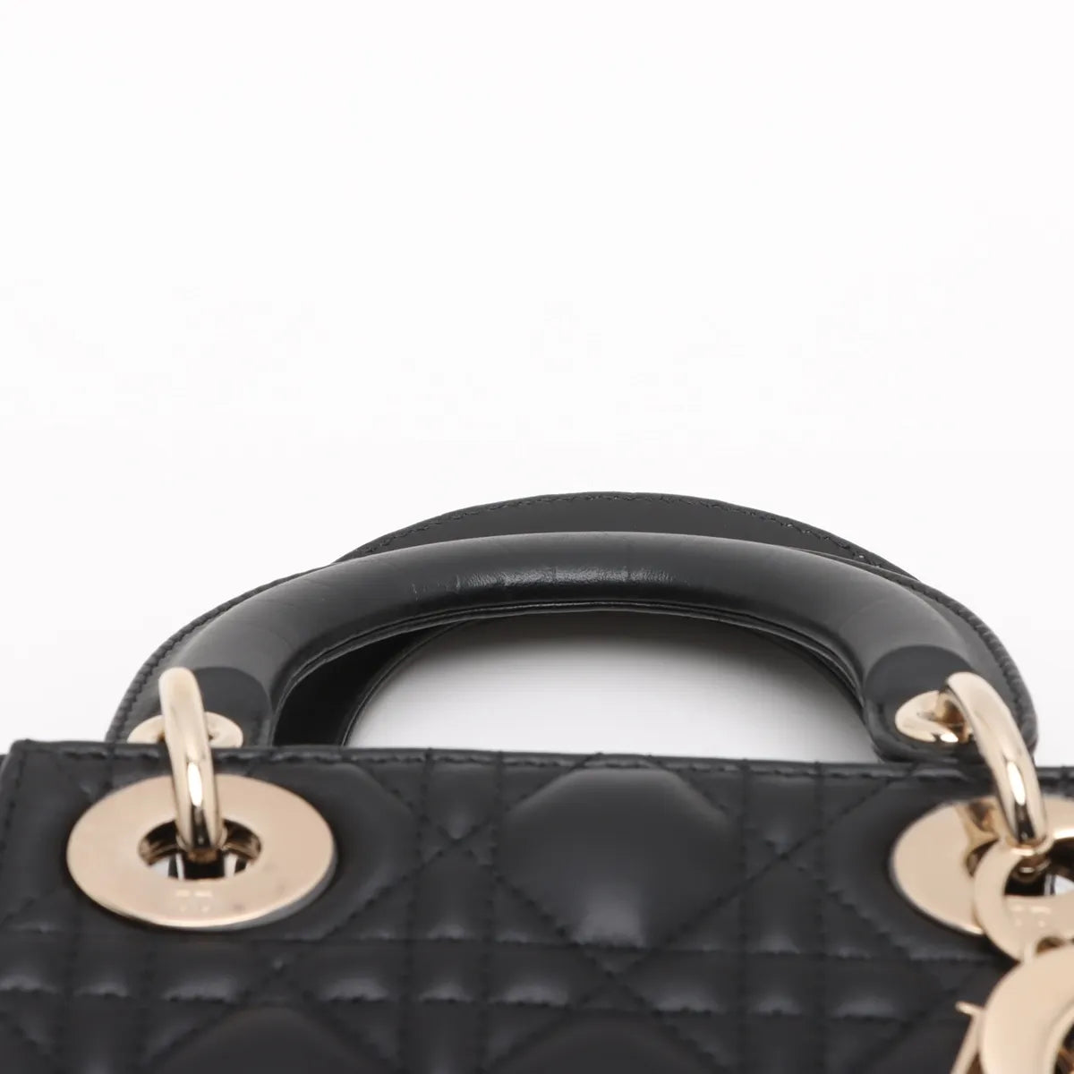 Christian Dior Black Leather Mini Lady Dior [Clearance Sale]
