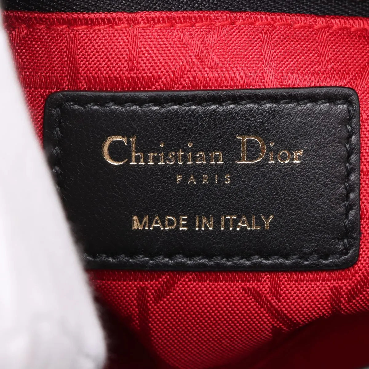 Christian Dior Black Leather Mini Lady Dior [Clearance Sale]