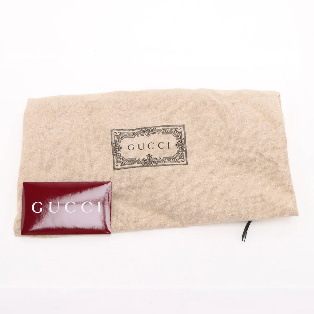 Gucci Black Leather GG Marmont Small Shoulder Bag [Clearance Sale]