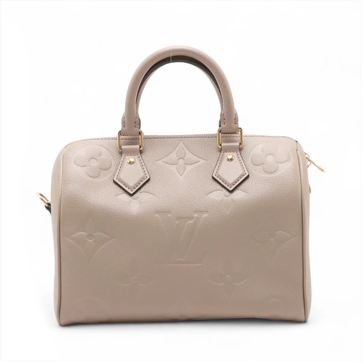 Louis Vuitton Beige Monogram Empreinte Leather Speedy 25 [Clearance Sale]