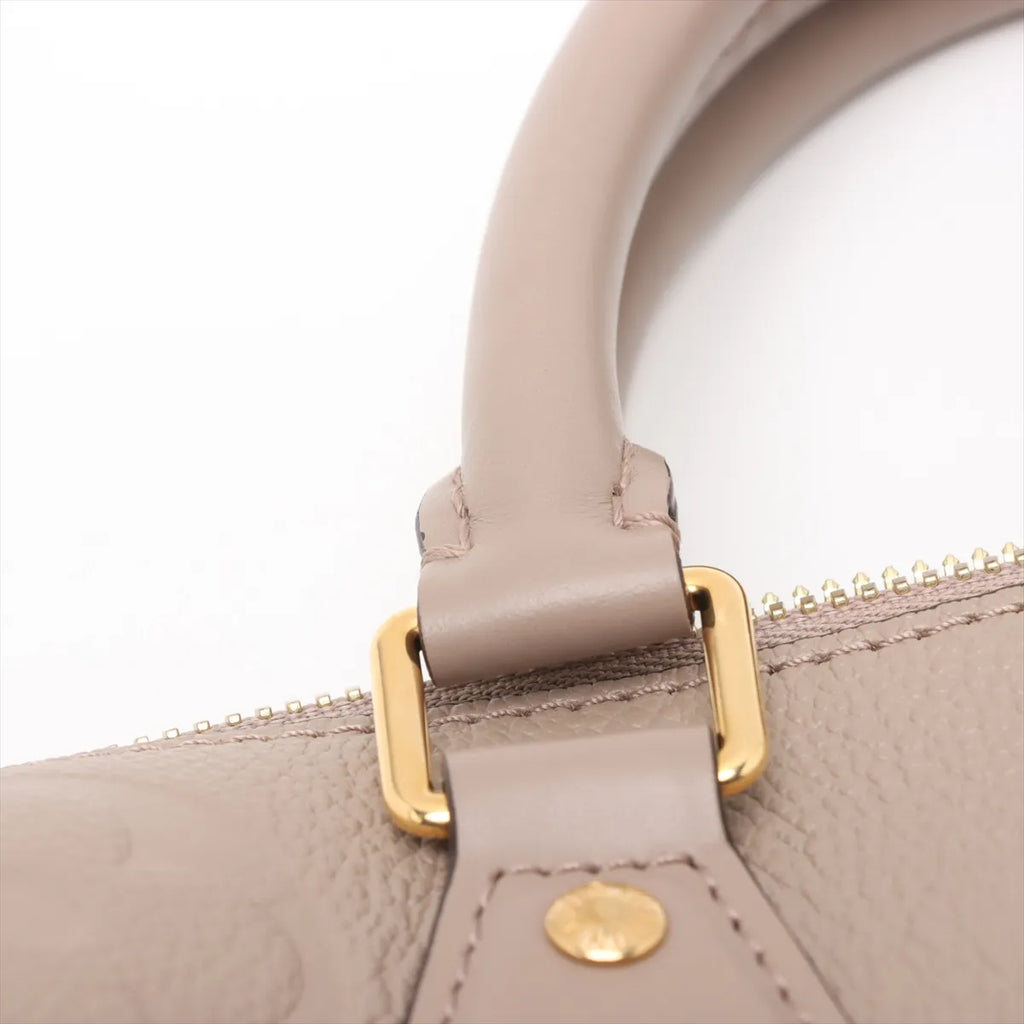 Louis Vuitton Beige Monogram Empreinte Leather Speedy 25 [Clearance Sale]