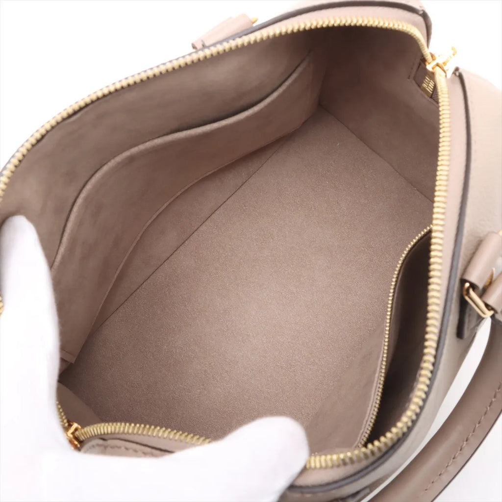 Louis Vuitton Beige Monogram Empreinte Leather Speedy 25 [Clearance Sale]