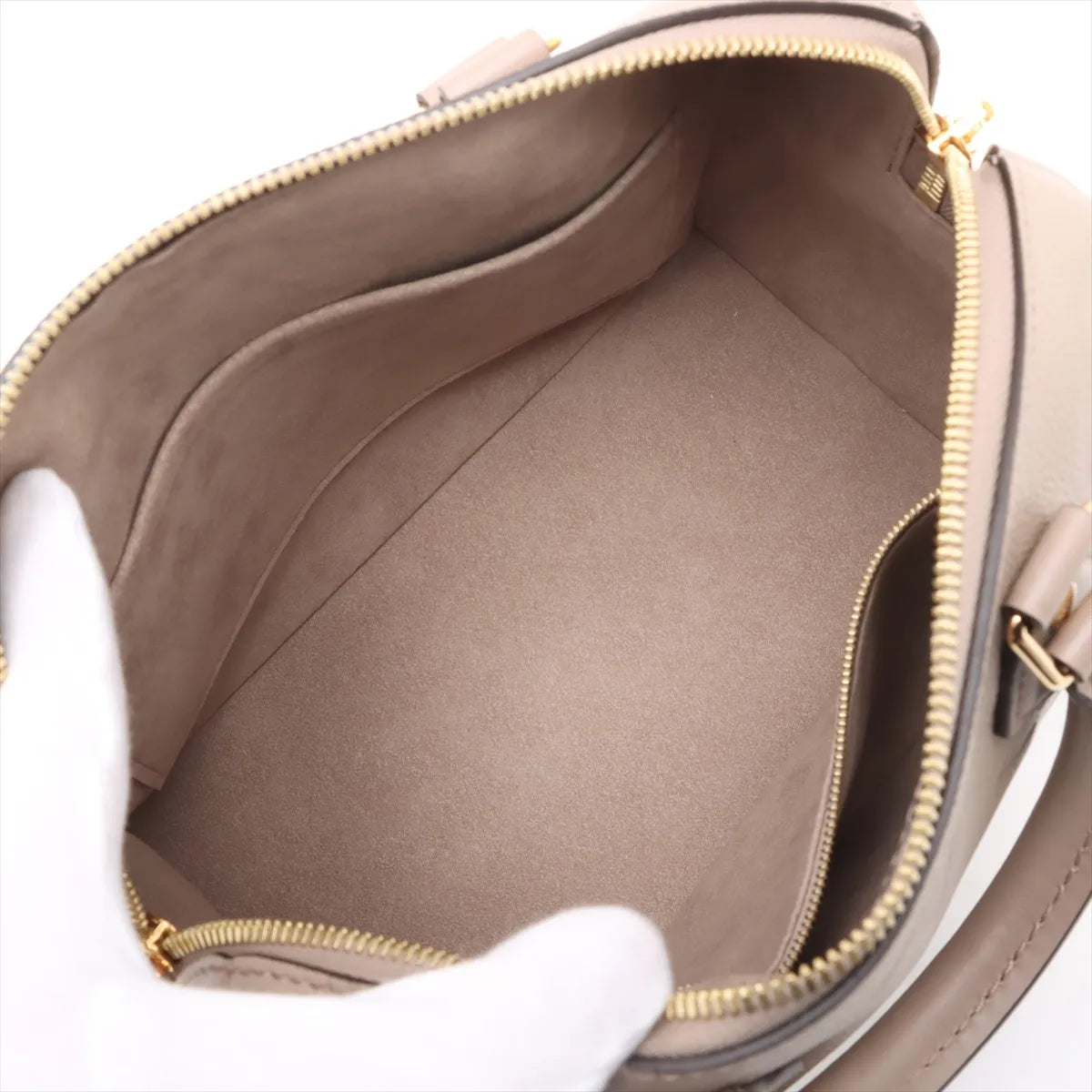 Louis Vuitton Beige Monogram Empreinte Leather Speedy 25 [Clearance Sale]