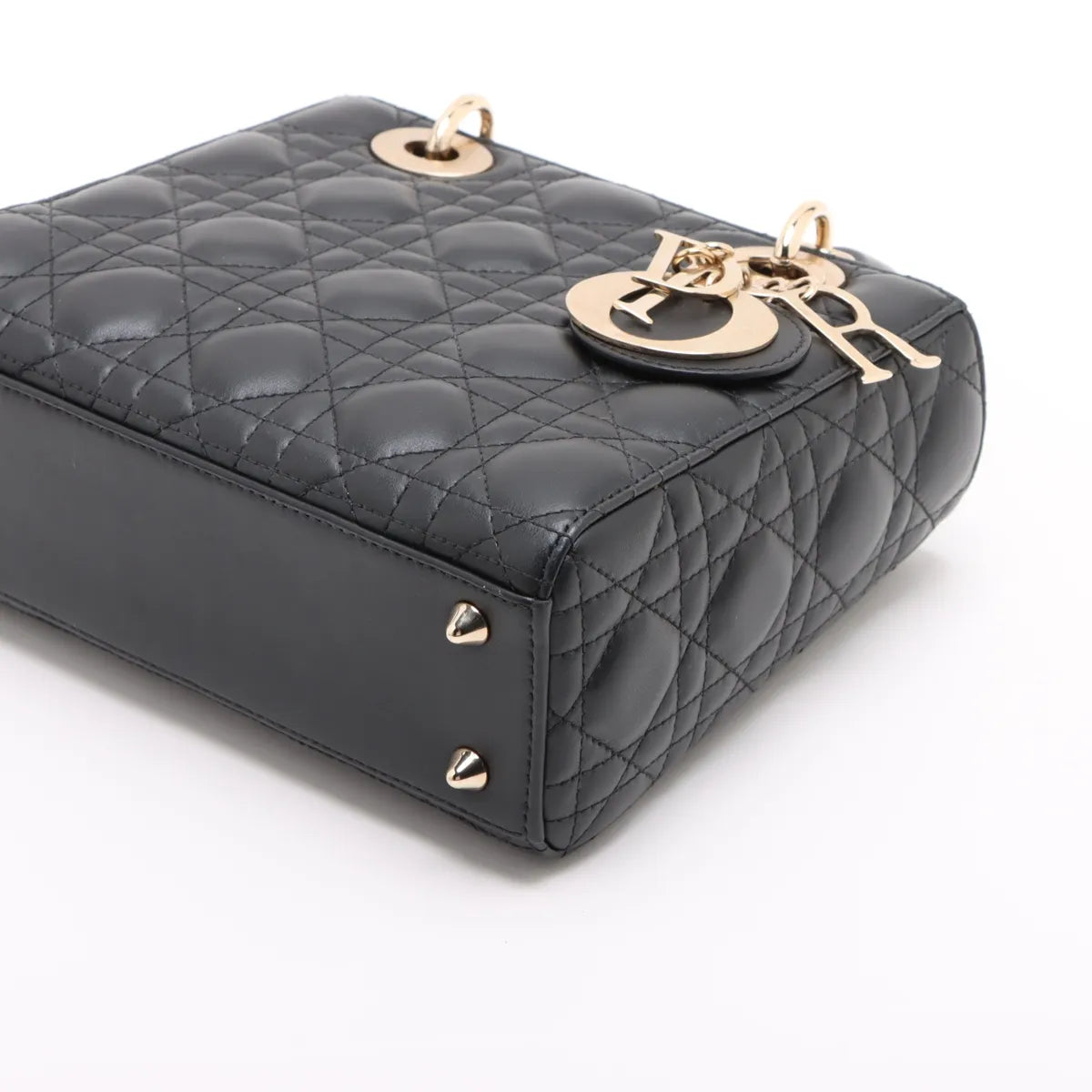 Christian Dior Black Cannage Lambskin Small Lady Dior Bag [Clearance Sale]