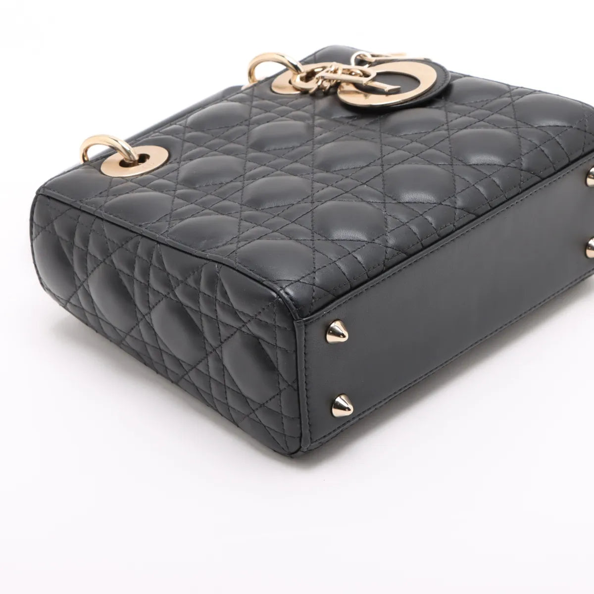 Christian Dior Black Cannage Lambskin Small Lady Dior Bag [Clearance Sale]