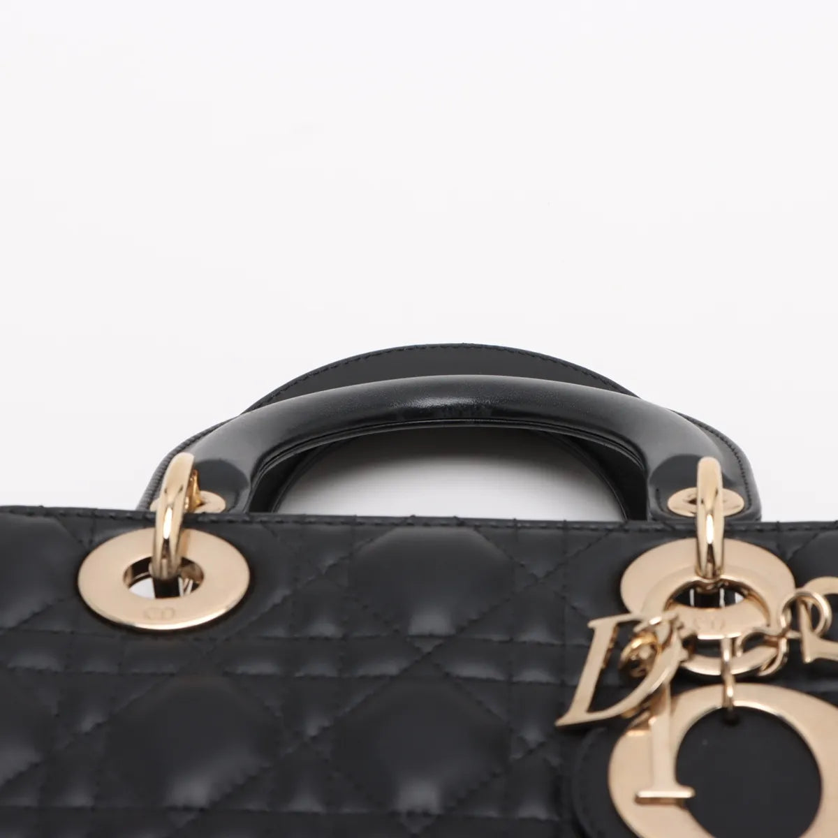 Christian Dior Black Cannage Lambskin Small Lady Dior Bag [Clearance Sale]