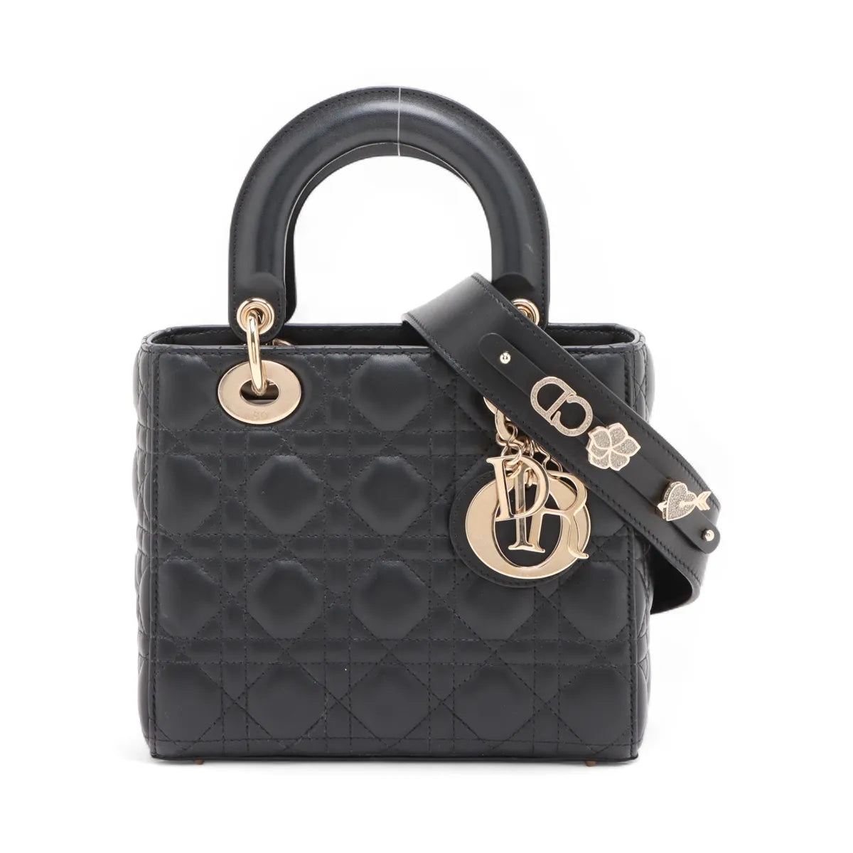 Christian Dior Black Cannage Lambskin Small Lady Dior Bag [Clearance Sale]