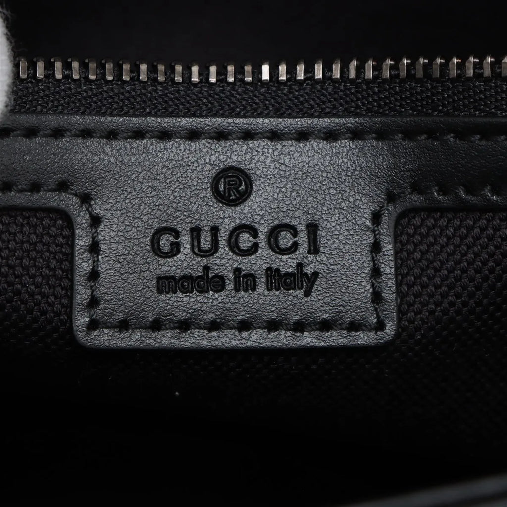 Gucci Black Leather GG Marmont Medium Shoulder Bag [Clearance Sale]