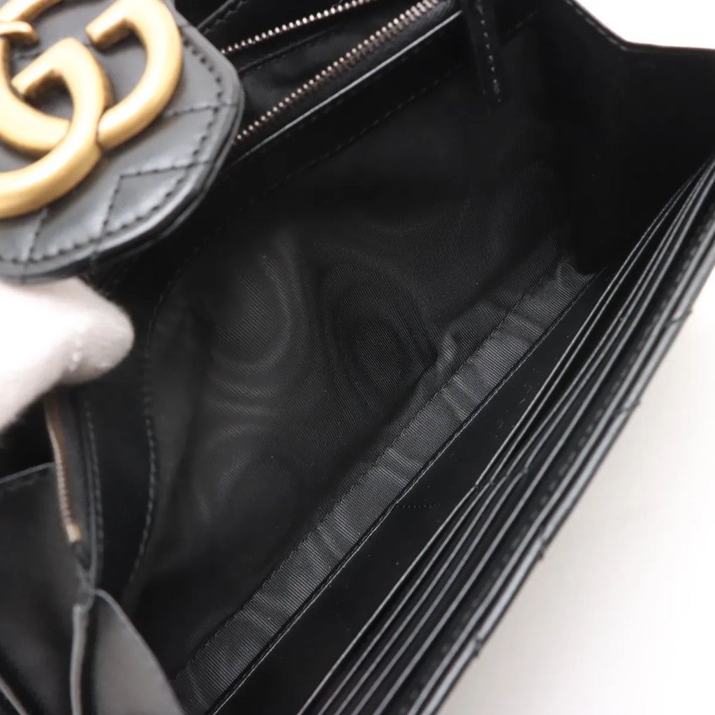 Gucci Black Leather GG Marmont Matelassé Mini Bag [Clearance Sale]