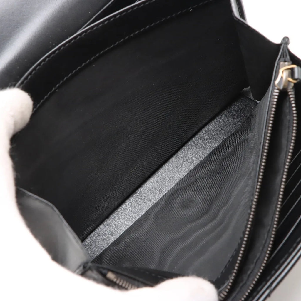 Gucci Black Leather GG Marmont Matelassé Mini Bag [Clearance Sale]