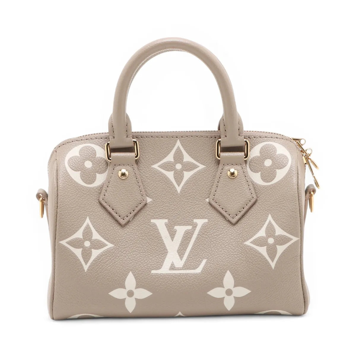Louis Vuitton Creme BiColour Monogram Empreinte Leather Speedy 20 [Clearance Sale]