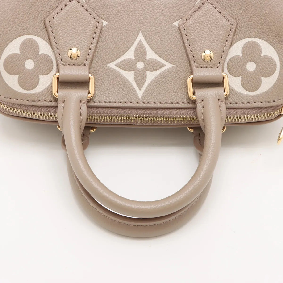 Louis Vuitton Creme BiColour Monogram Empreinte Leather Speedy 20 [Clearance Sale]