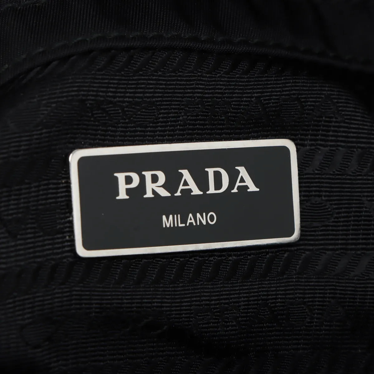 Prada Black Small Padded Re-Nylon and Leather Tote Bag [Clearance Sale]