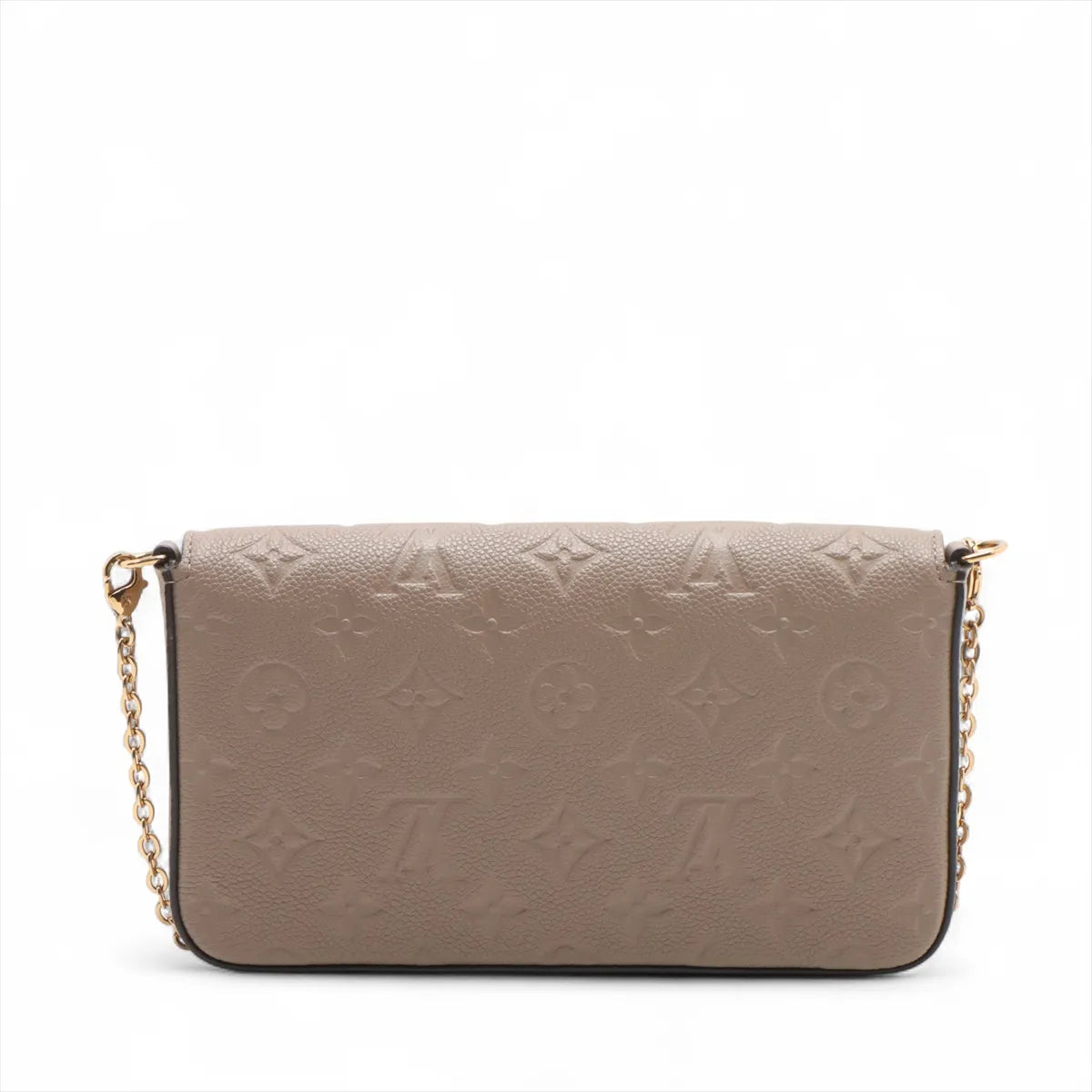 Louis Vuitton Beige Monogram Empreinte Leather Pochette Felicie [Clearance Sale]