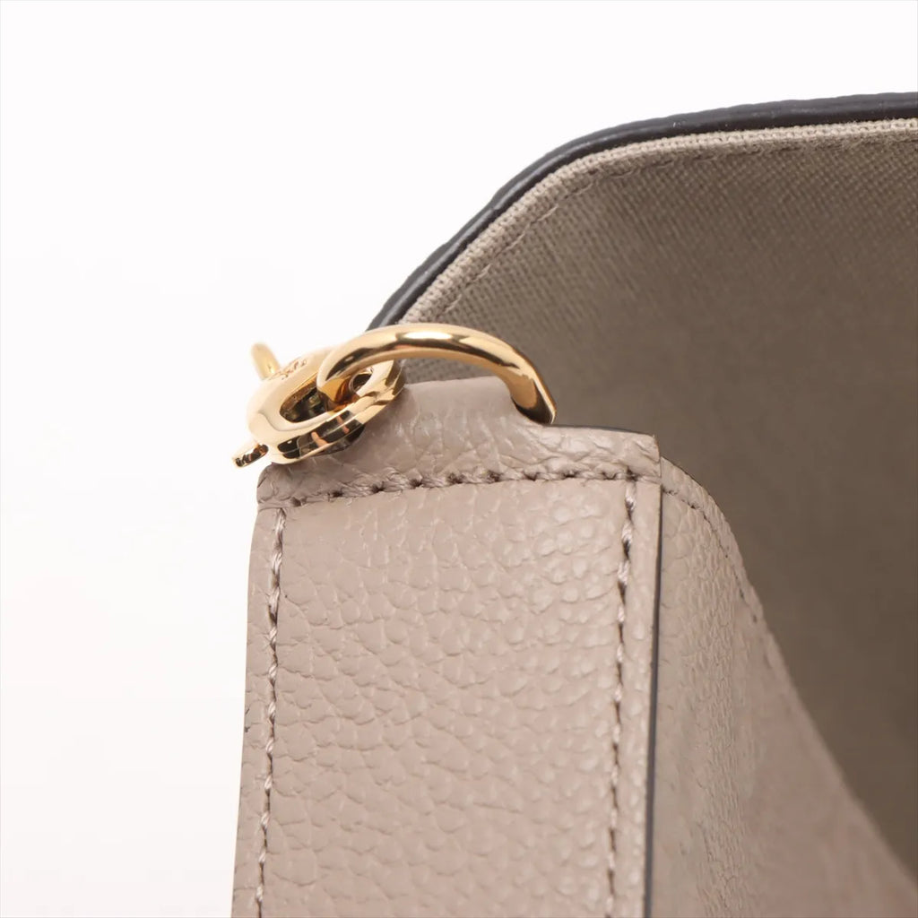 Louis Vuitton Beige Monogram Empreinte Leather Pochette Felicie [Clearance Sale]