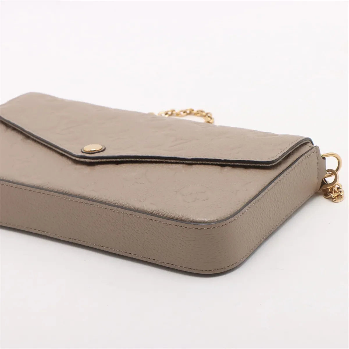 Louis Vuitton Beige Monogram Empreinte Leather Pochette Felicie [Clearance Sale]
