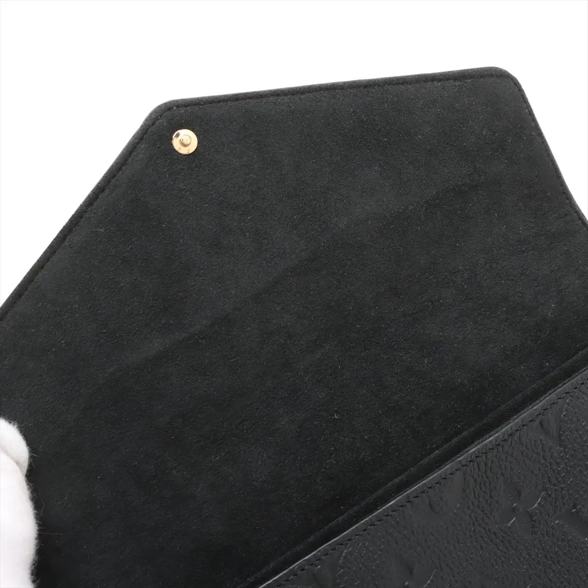 Louis Vuitton Black Monogram Empreinte Leather Pochette Felicie [Clearance Sale]