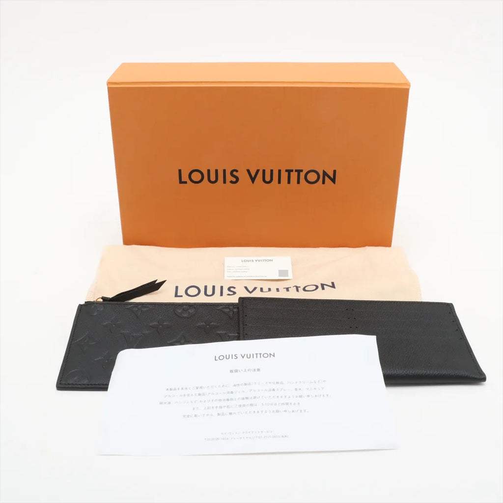 Louis Vuitton Black Monogram Empreinte Leather Pochette Felicie [Clearance Sale]