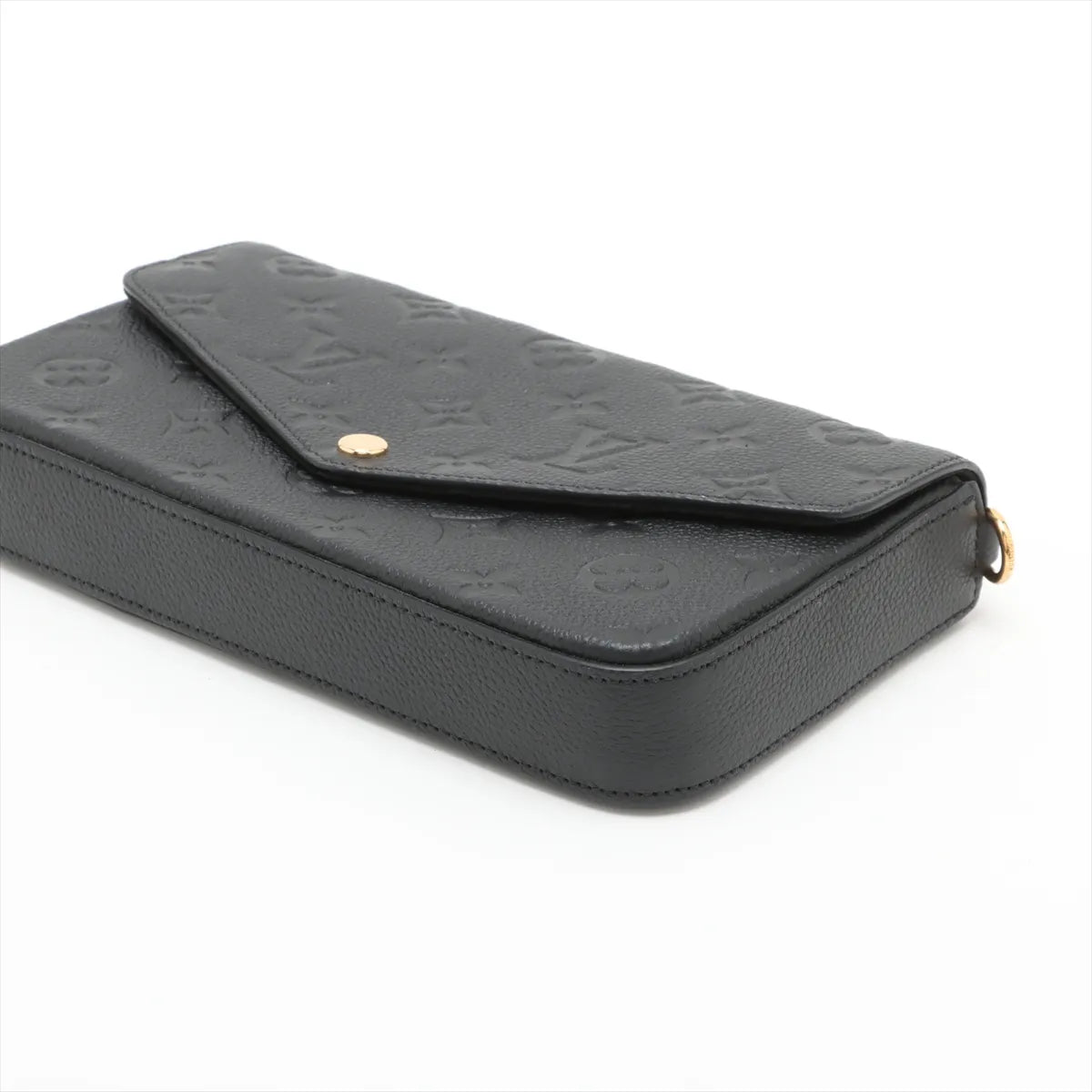 Louis Vuitton Black Monogram Empreinte Leather Pochette Felicie [Clearance Sale]